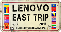 Europa Wschodnia i Bałkany 2011 – wyprawa planowana Nr3 – Busami na wschód 2011