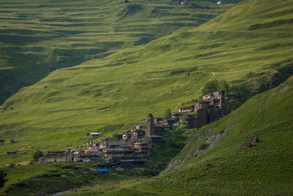 Gruzja Dartlo Tuszeti trasa podroz mapa