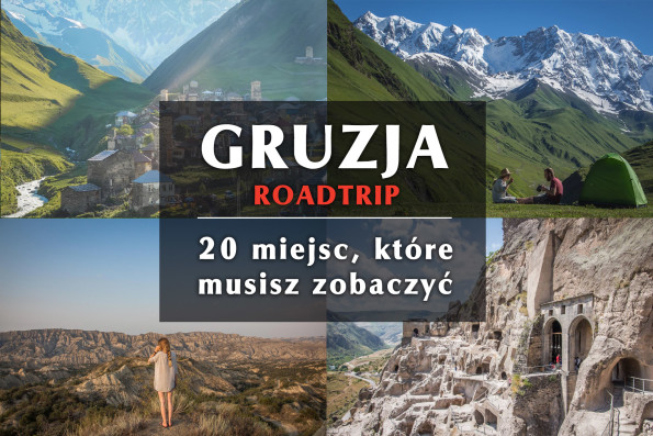 gruzja atrakcje trasa mapa