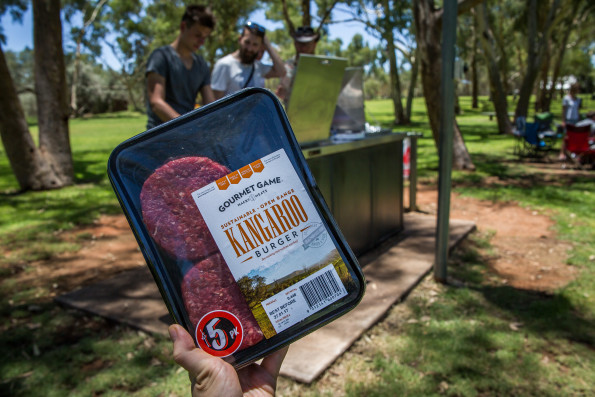 australia grill bbq burgery mięso kangur